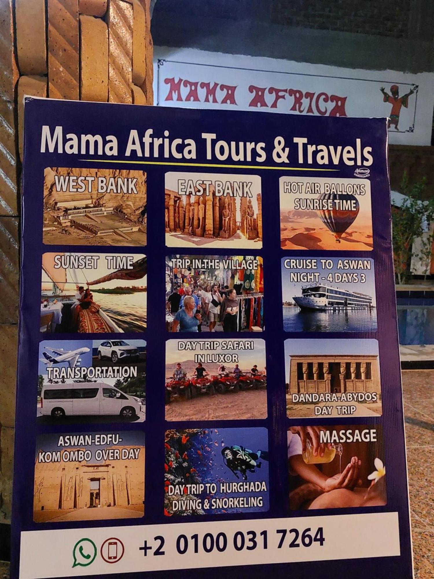Mama Africa Apts & Studios Luxor Esterno foto
